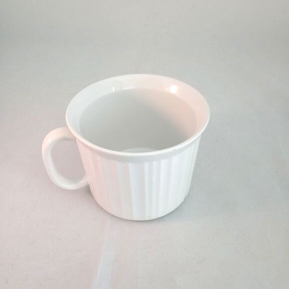 CorningWare Creations 20oz Soup Bowl Mug White Stoneware Microwave Safe - Picture 3 of 5